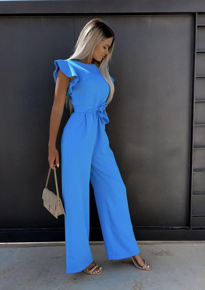A FORMAL THING BLUE JUMPSUIT