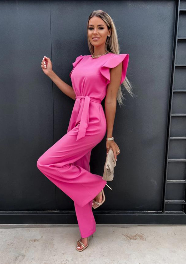 A FORMAL THING PINK JUMPSUIT