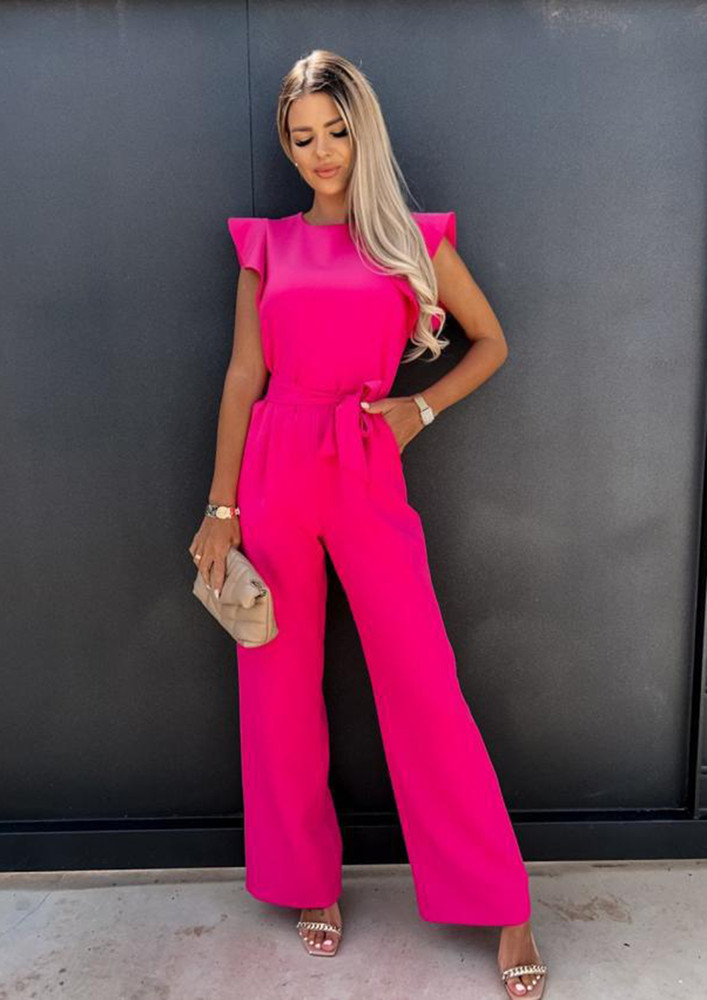 A Formal Thing Hot Pink Jumpsuit