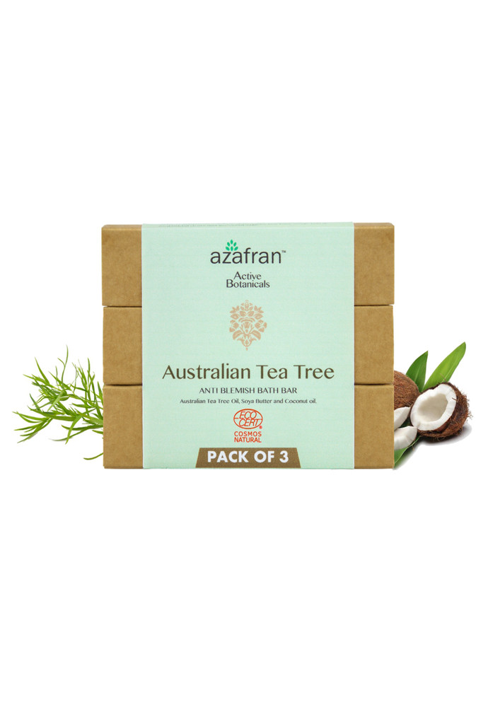 Organic Australian Tea Tree Anti-blemish Bath Bar -(pack Of 3)