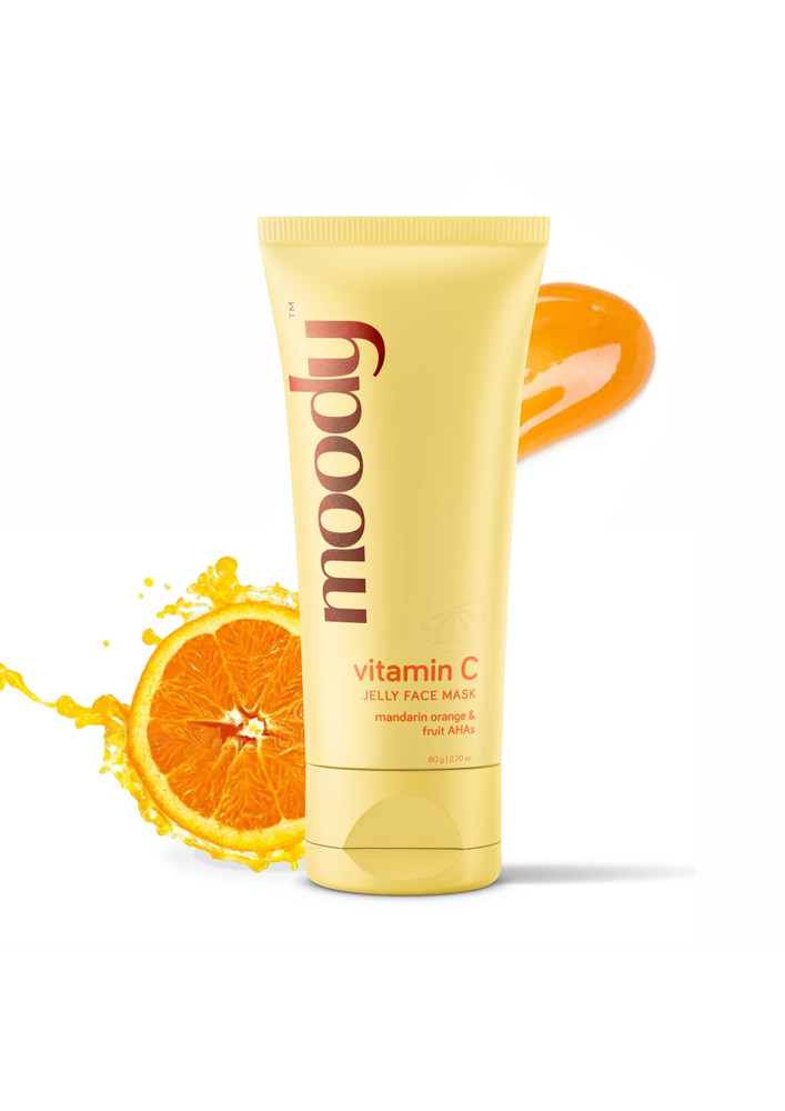 Moody Vitamin C Jelly Face Mask 
Mandarin Orange & Fruit AHA