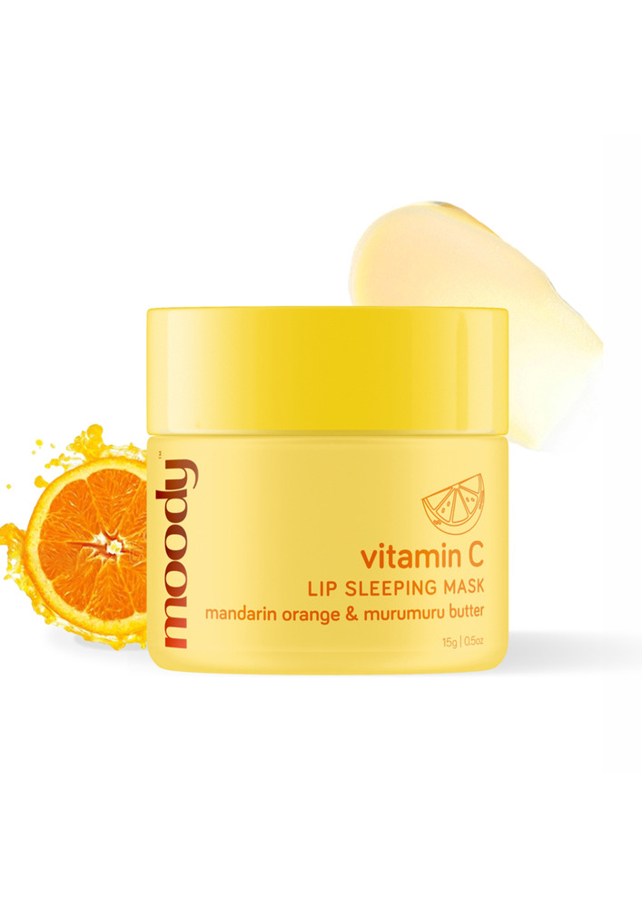 Moody Vitamin C Lip Sleeping Mask Mandarin Orange & Murumuru Butter