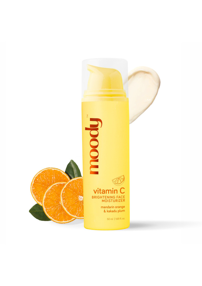 Moody Vitamin C Brightening Face Moisturizer Mandarin Orange & Kakadu Plum