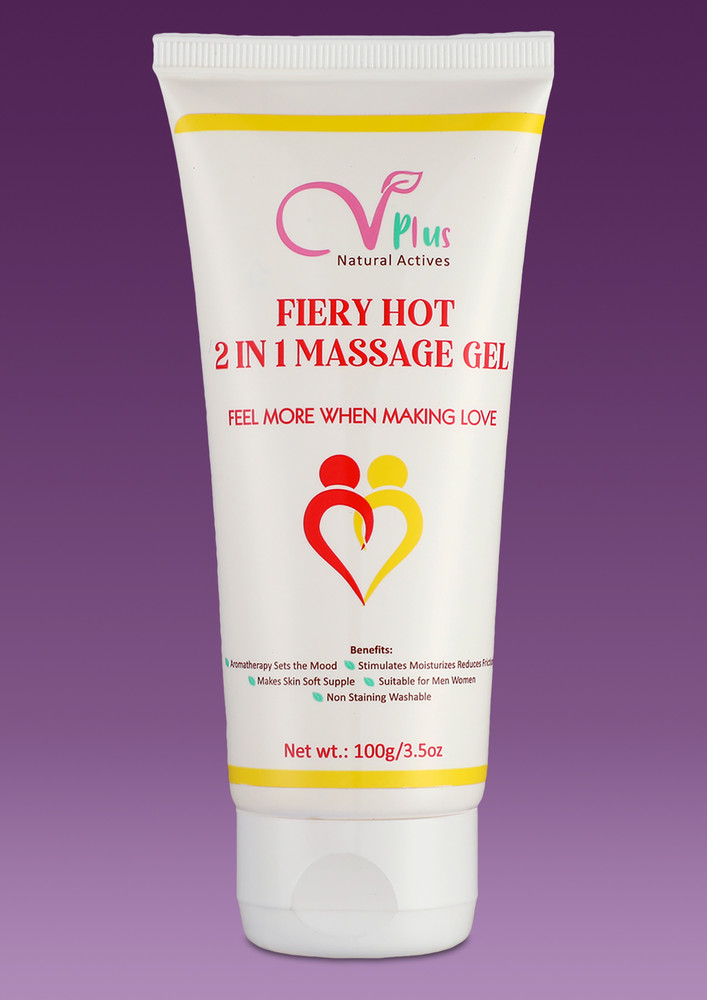 Vigini Hot 2 In 1 Sensual Lubricant Lubricating Lube Long Lasting Time Performance Booster Gel