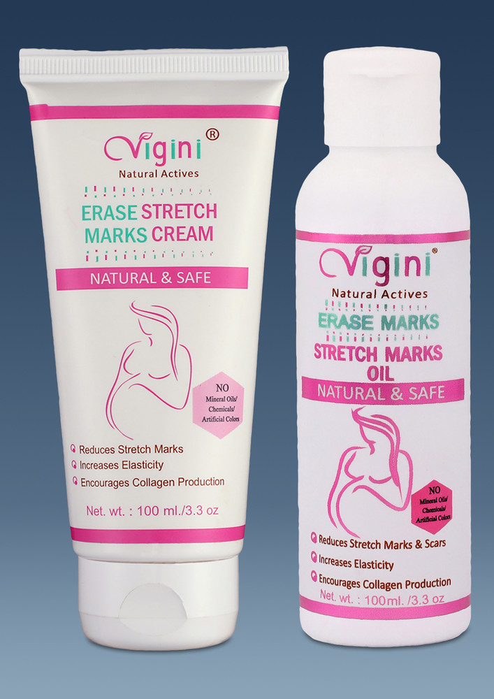 Vigini Erase Stretch Marks Scar removal cream, Bio Oils in during or after Pregancy Delievery