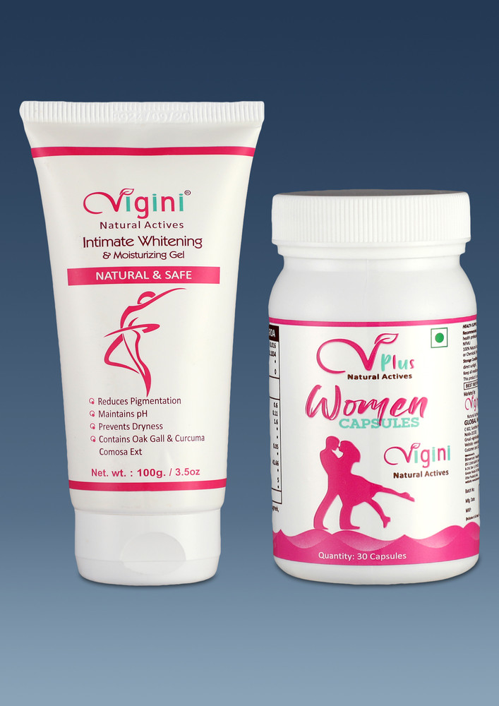 Vigini Vaginal V Tightening Cream Gel Intimate Whitening Moisturizer, Boost Sex Performance Tab