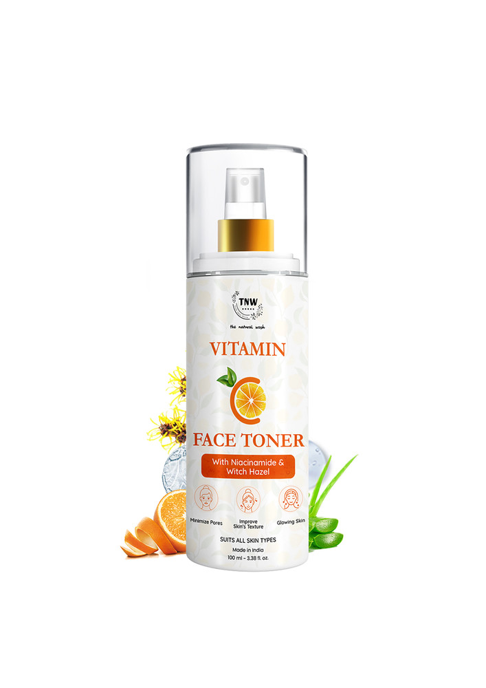 TNW -The Natural Wash Vitamin C Toner with Niacinamide & Witch Hazel | For Hydrating Skin & Minimizing Open Pores