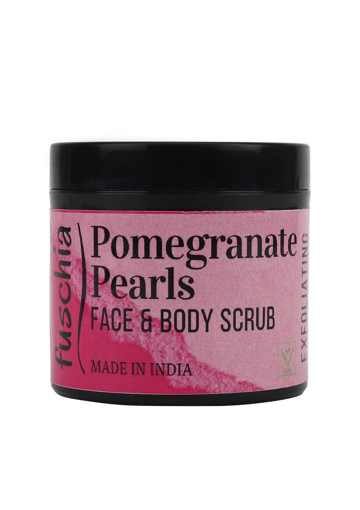 Fuschia Pomegranate Pearls   Face & Body Exfoliating Scrub