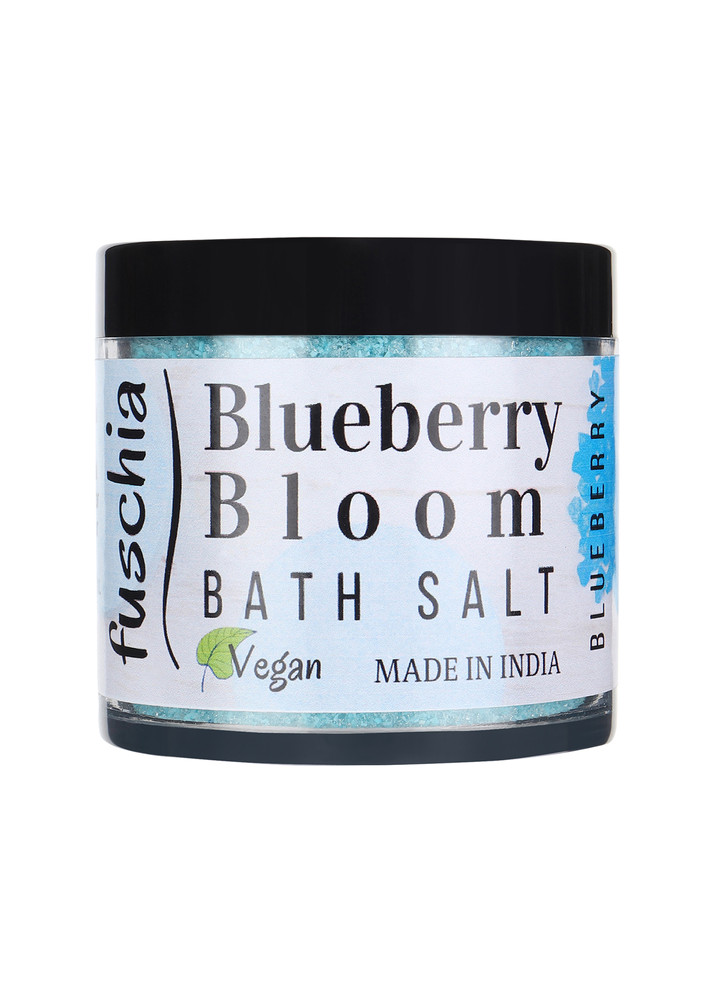 Fuschia Blueberry Bloom Bath Salt - 100 Gms