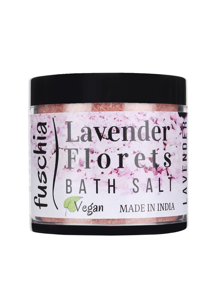Fuschia Lavender Florets Bath Salt - 100 gms