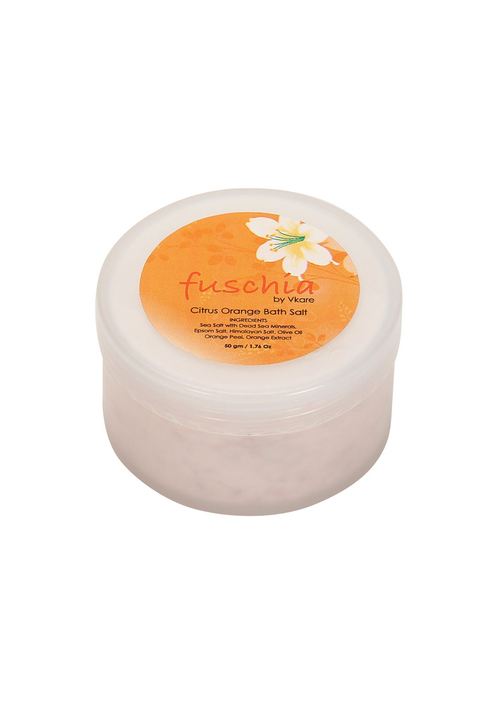 Fuschia Citrus Orange Bath salt - 50 gms