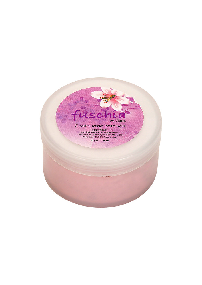 Fuschia Crystal Rose Bath Salt - 50 Gms