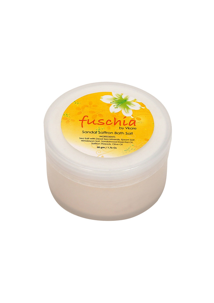 Fuschia Sandal Saffron Bath salt - 50 gms