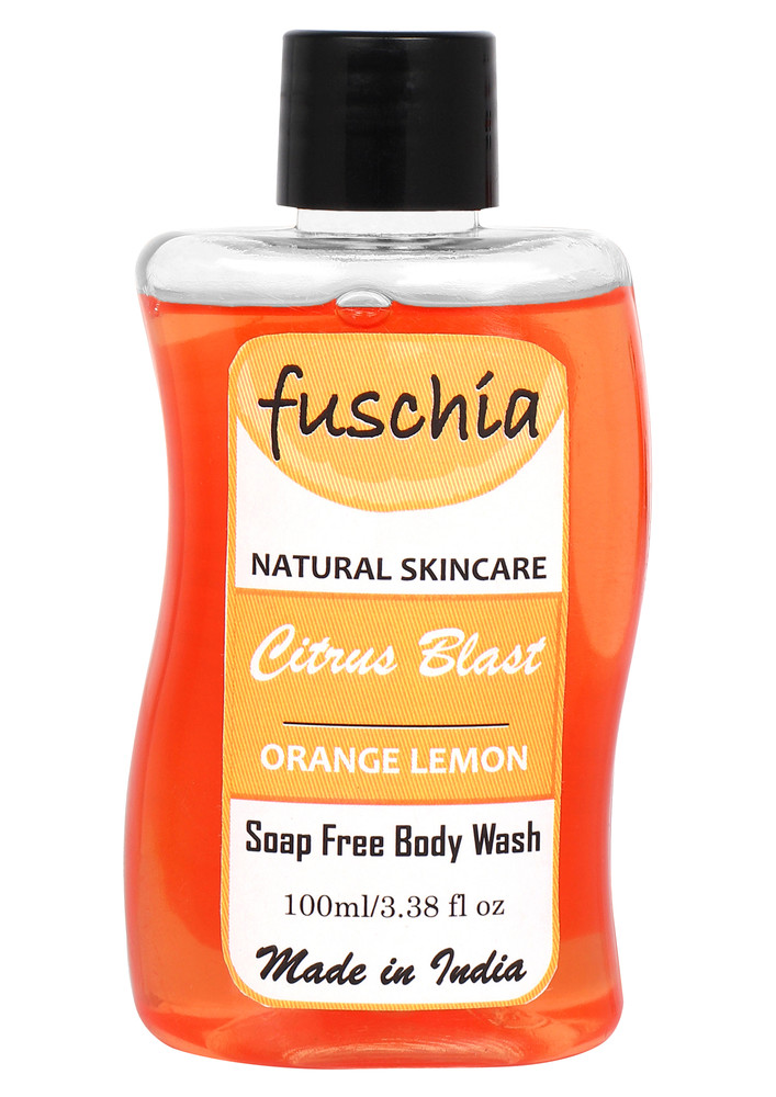 Fuschia Citrus Blast Orange Lemon Soap Free Body Wash - 100ml
