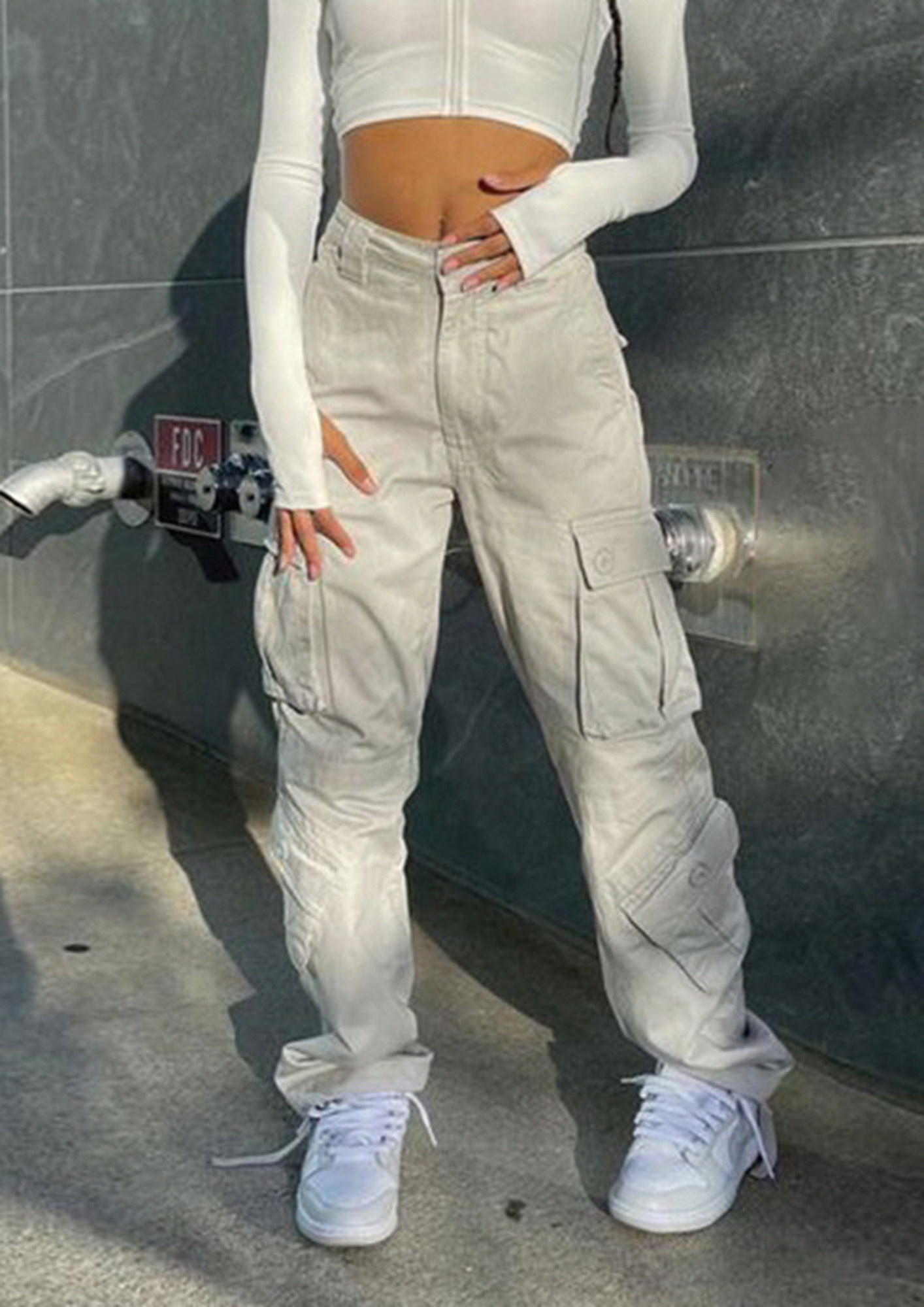 Buy Cool and Comfortable Grey Cargo Pants Mens Online