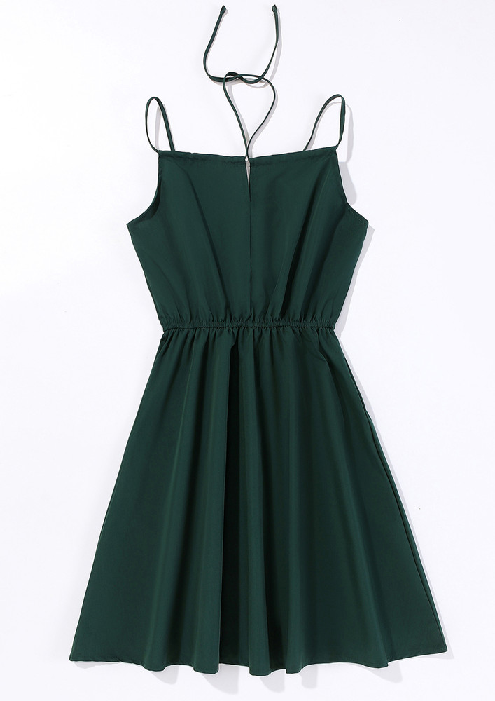 PERFECT FOR THE DATE GREEN DRESS