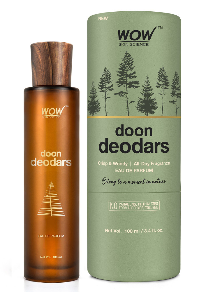 WOW Skin Science Eau De Parfum Doon Deodars - Crisp And Woody All Day Fragrance - Long Lasting & Unisex Perfume-WOW_PERF_DOON