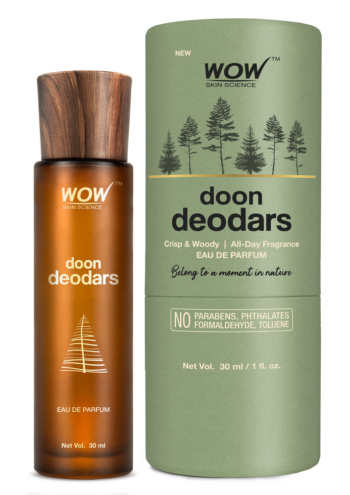 WOW Skin Science Eau De Parfum Doon Deodars - Crisp And Woody All Day Fragrance - Long Lasting & Unisex Perfume-WOW_PERF_DOON30