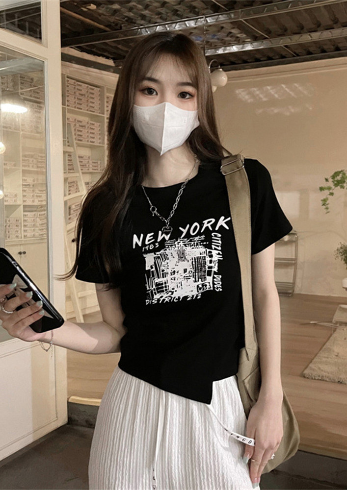 New York Style Black T-shirt