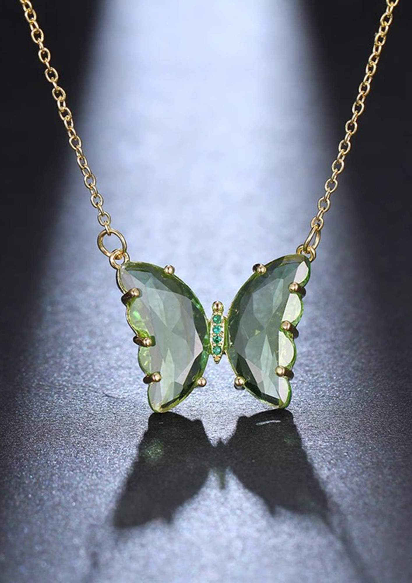 Gifts Betsy Johnson Green Crystal Vintage Butterfly India | Ubuy