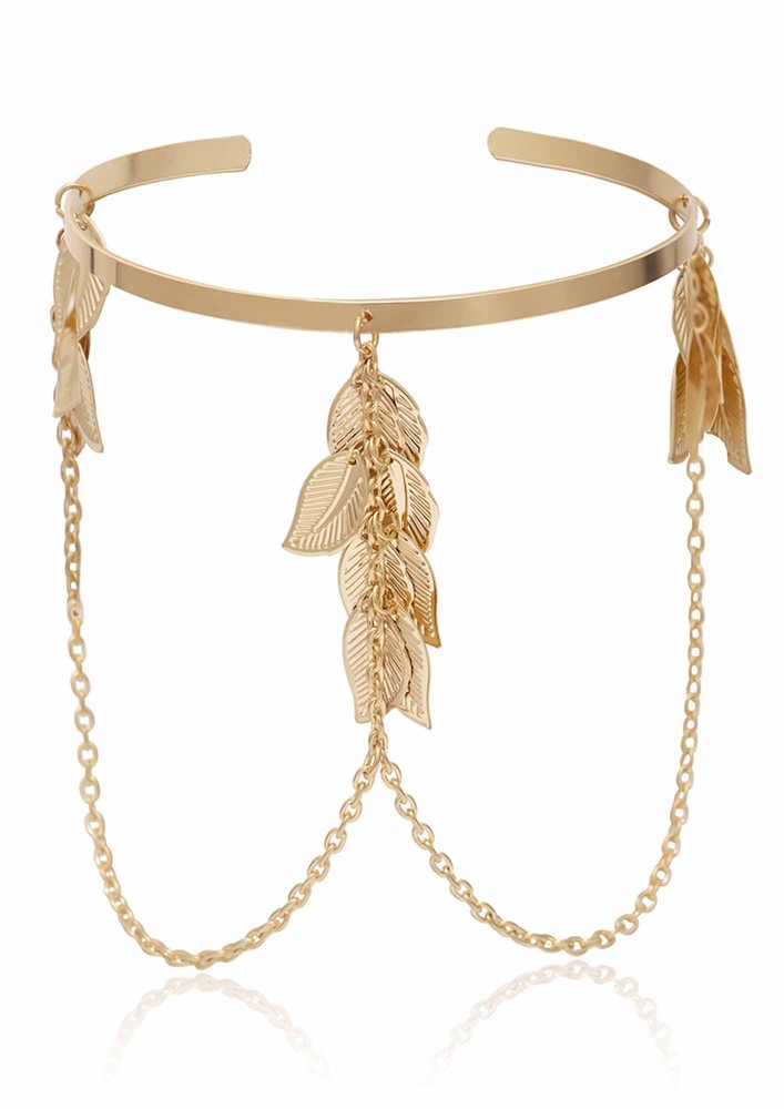 A Thing Of Beauty Golden Arm Bracelet
