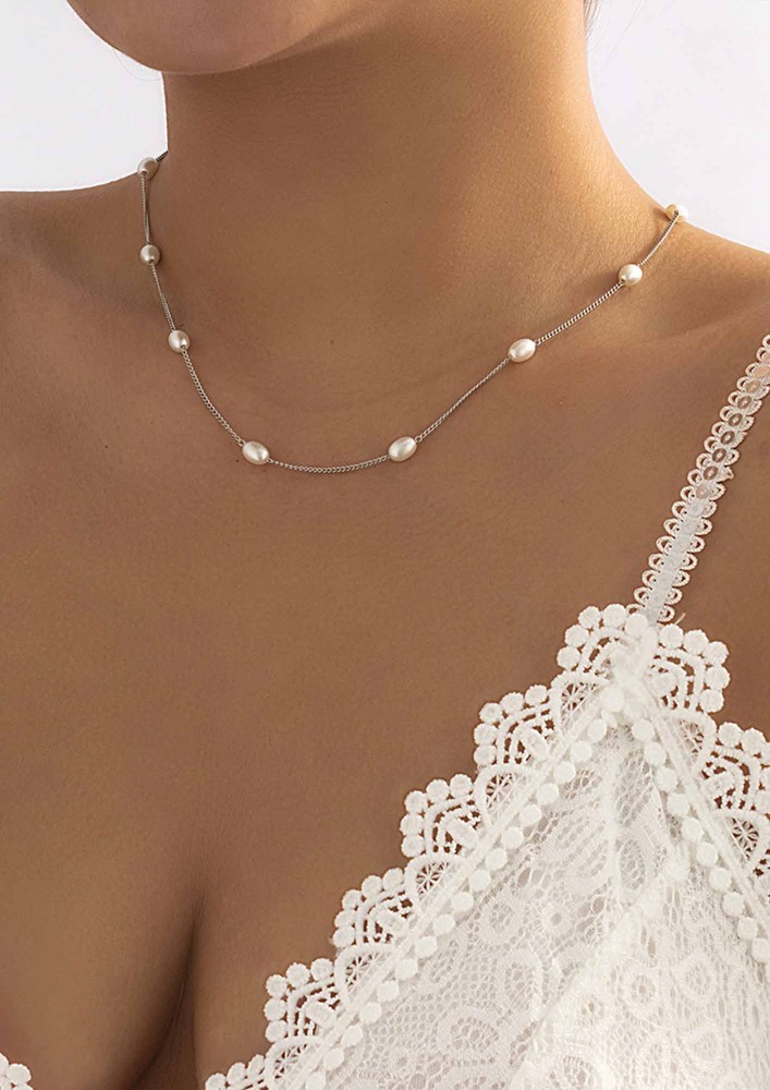 Pretty Miss Perfect White Necklace