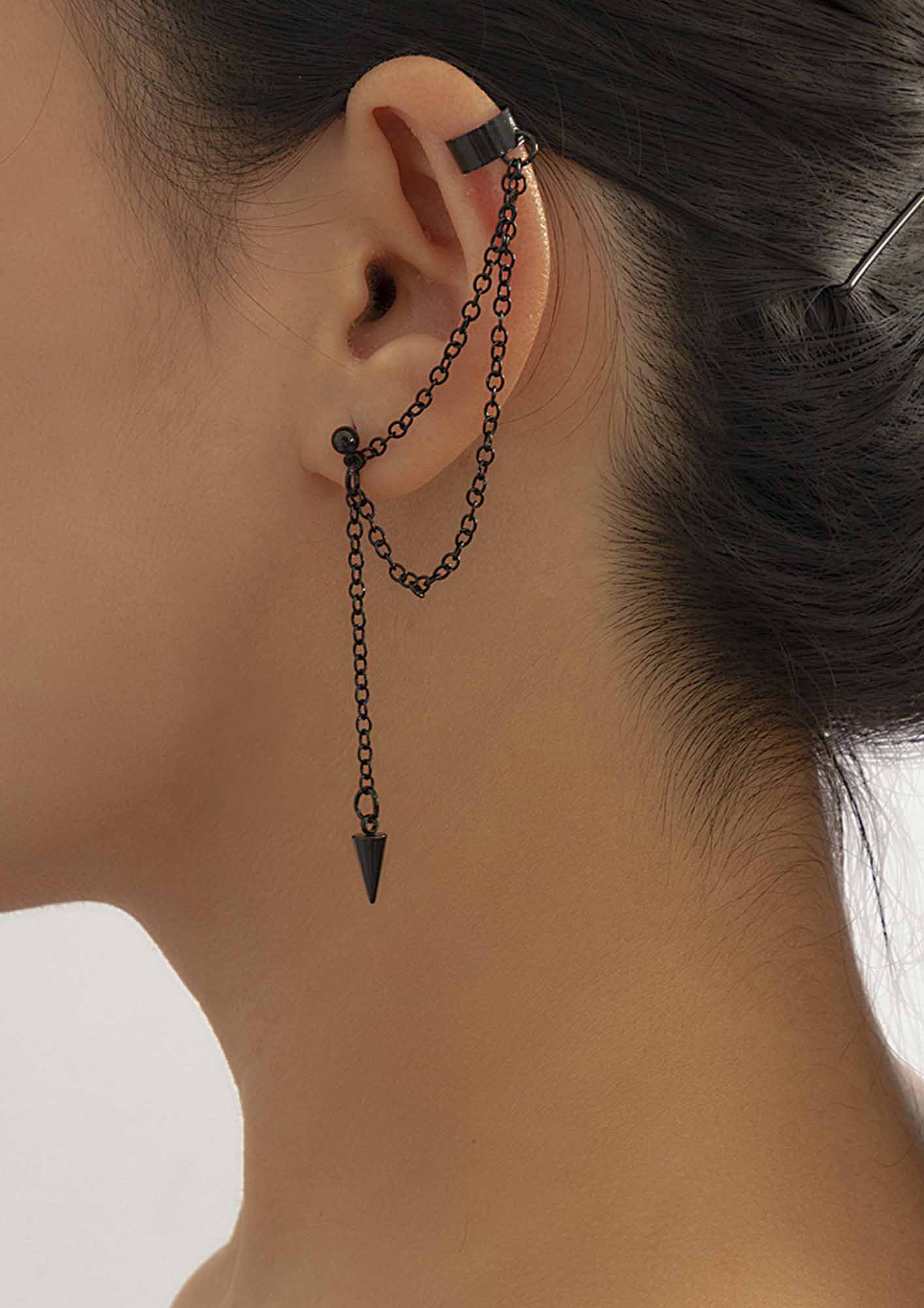 Beautifully Bejeweled - black - Paparazzi earrings – JewelryBlingThing