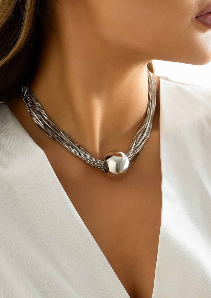 A Cute Angle Silver Necklace