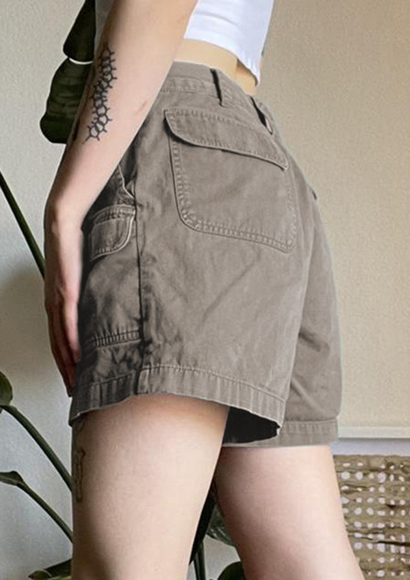 Denim Cargo Shorts with Pockets – Charming Charlie