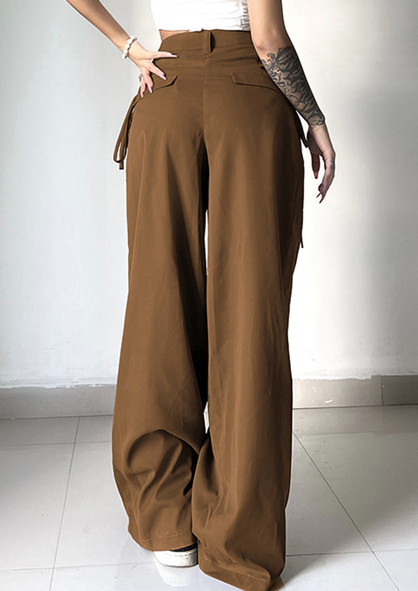 Buy Purple Woven Straight Trouser For Women by Joskai Studio Online at Aza  Fashions.