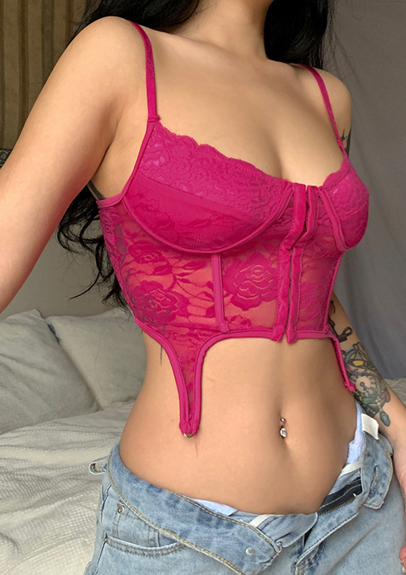 Buy TOUCHING UP PINK BRALETTE for Women Online in India
