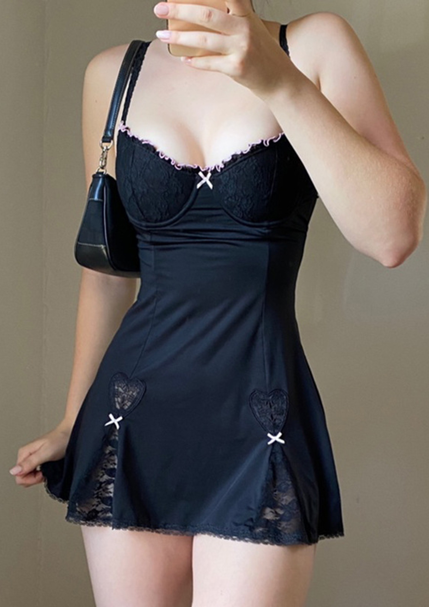 Hot Half Black Half White One shoulder Long Sleeves Mermaid Prom Dress –  Ballbella