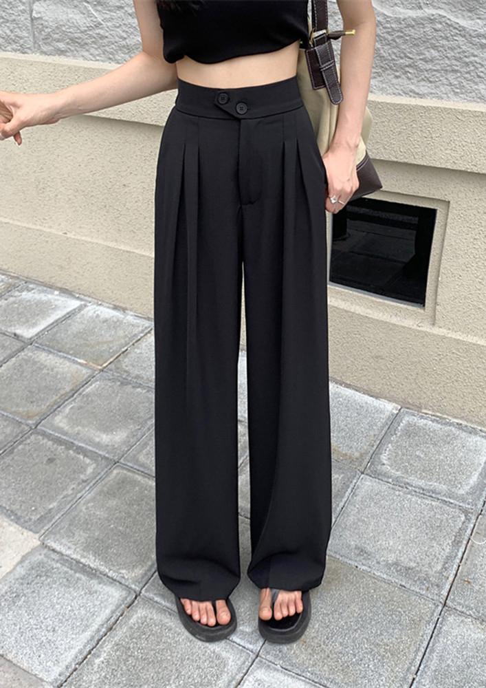 A Chic Style Black Trousers