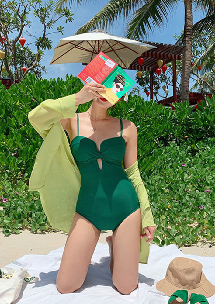 SUNNY SIDE GREEN SWIMSUIT