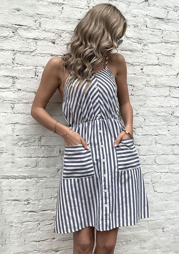 Out There In Sun Grey Dress