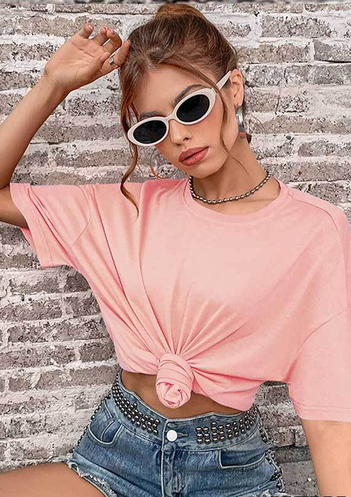 Over Relaxed Pink T-shirt