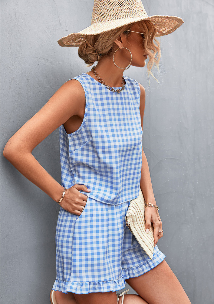 Upscale Country Girl Blue Set