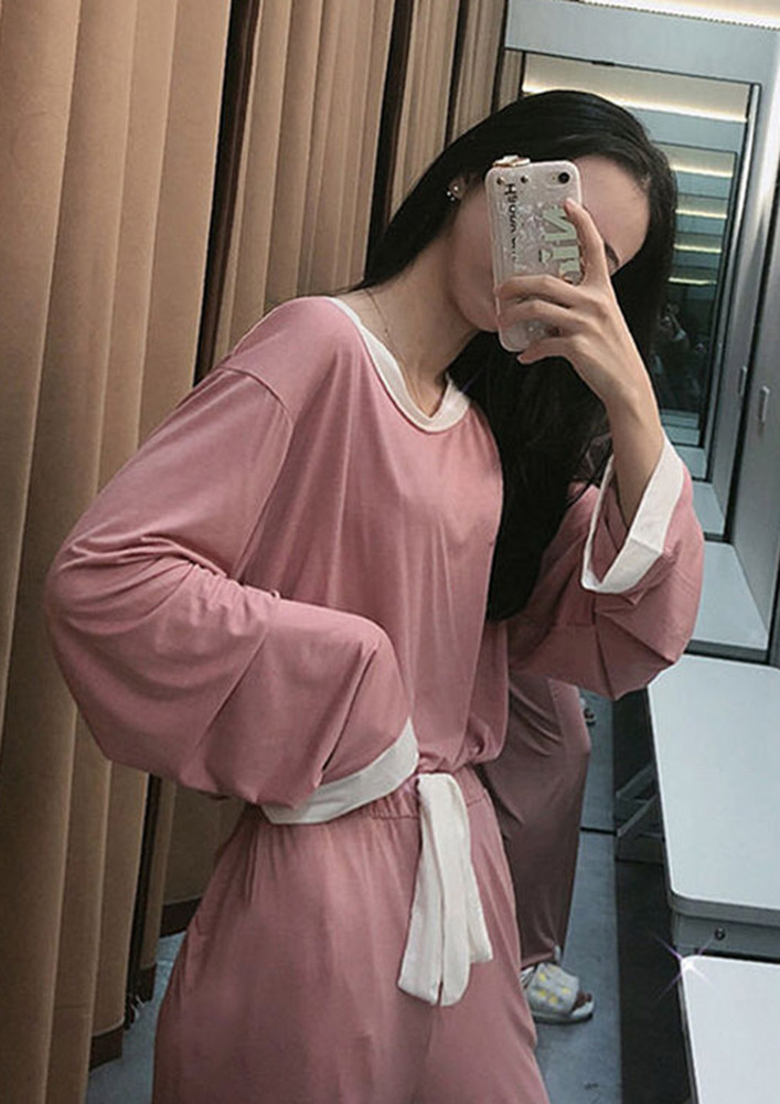 Wear Basics Pink Nightwear Set