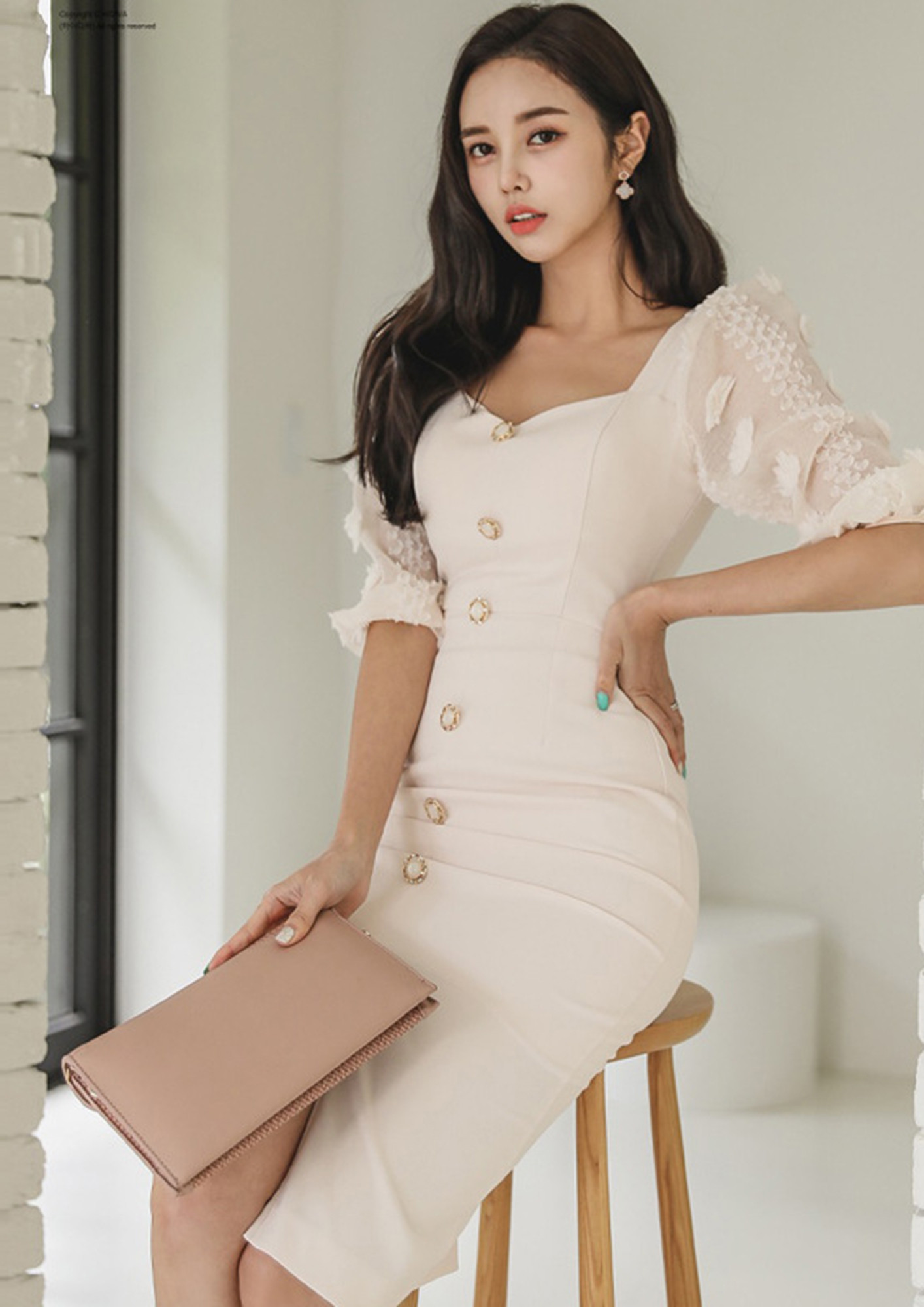 White Dress Korean Style, Women's Fashion, Dresses & Sets, Dresses on  Carousell