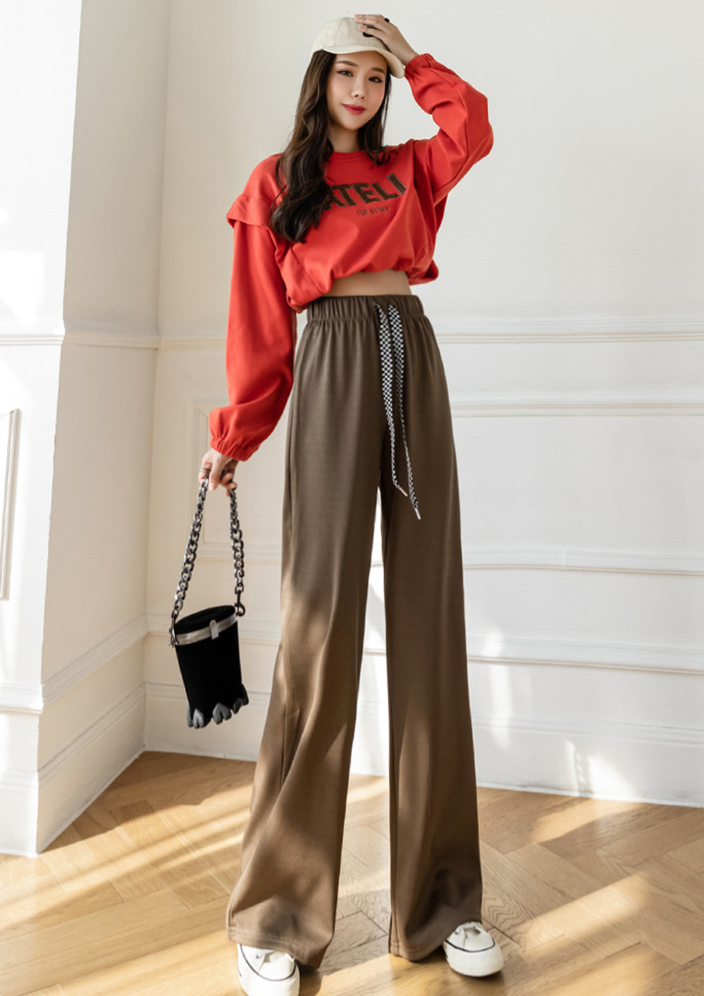 CASUAL ACTIVITIES COFFEE TROUSERS