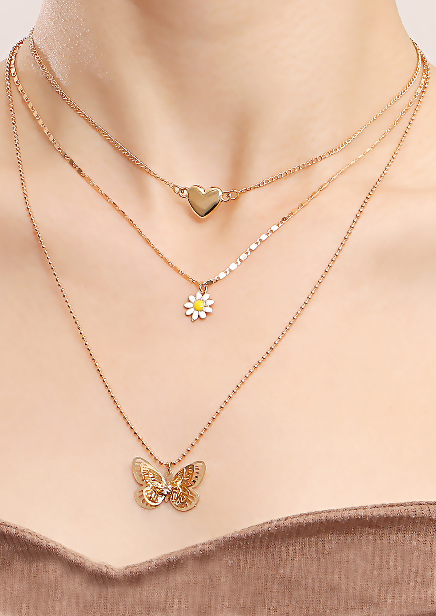 BLOSSOM LIKE MY MULTILAYER NECKLACE