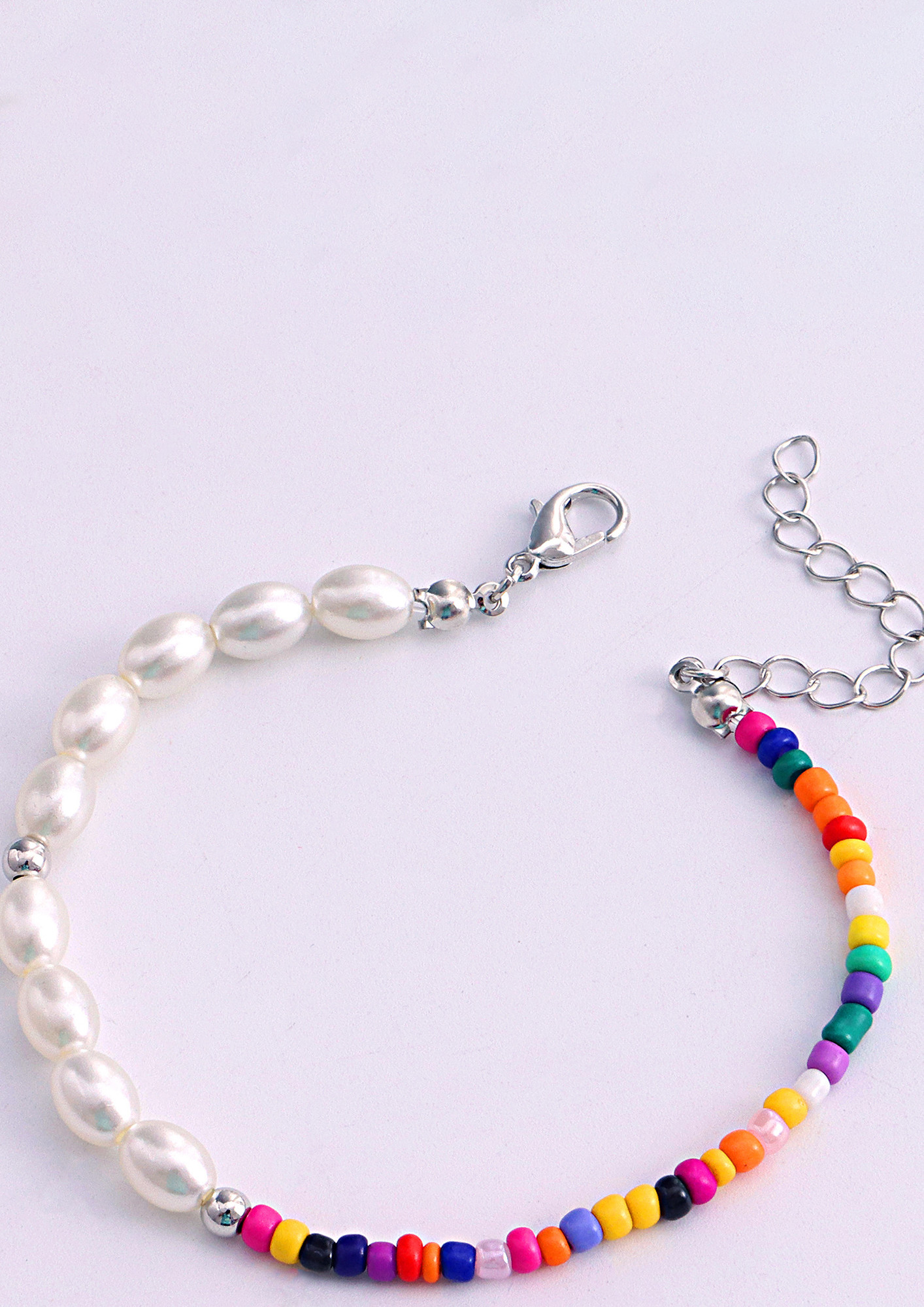 Mother of Pearl Flower Bracelet. Adjustable Length. - Etsy