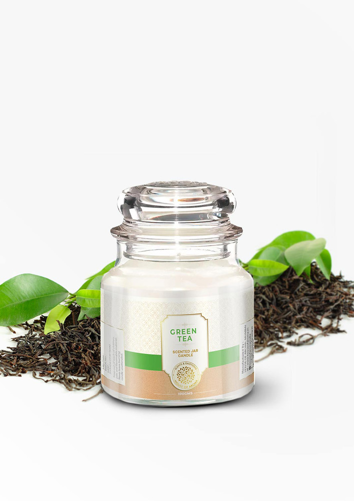 House Of Aroma Green Tea Bell Jar Candle-100 Gms