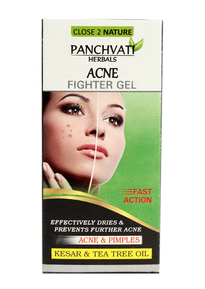 Panchvati Herbals Fast Action Acne Fighter Gel 20 Gm + Anti Marks Skin Cleanser Gel 60 Gm (for Men & Women) Combo Of - 2