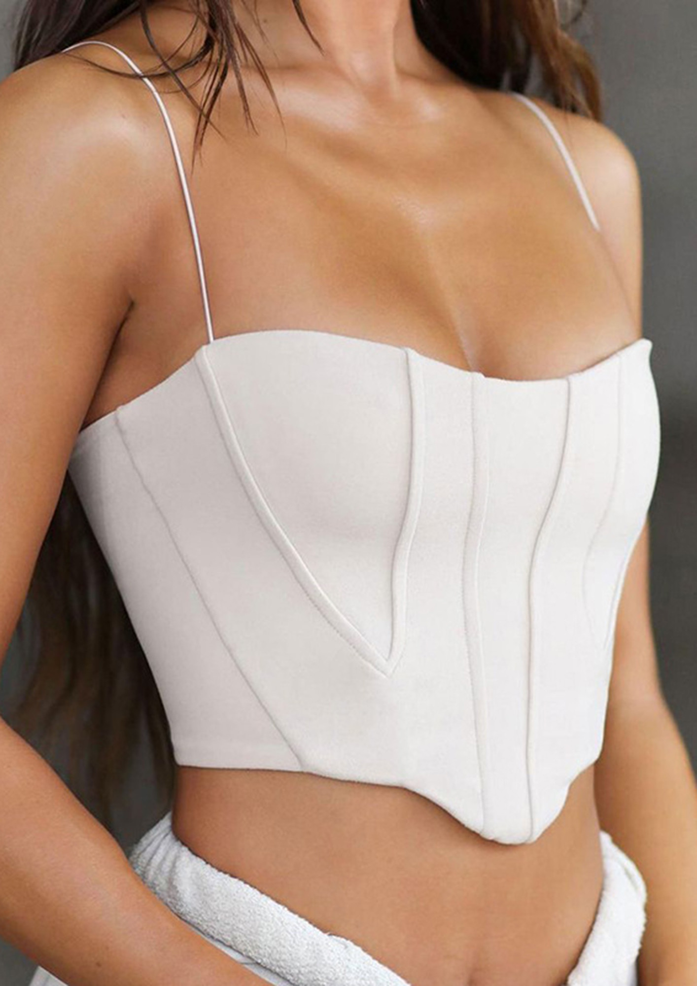Buy White Structured Corset Top for Women Online from India's Luxury  Designers 2024