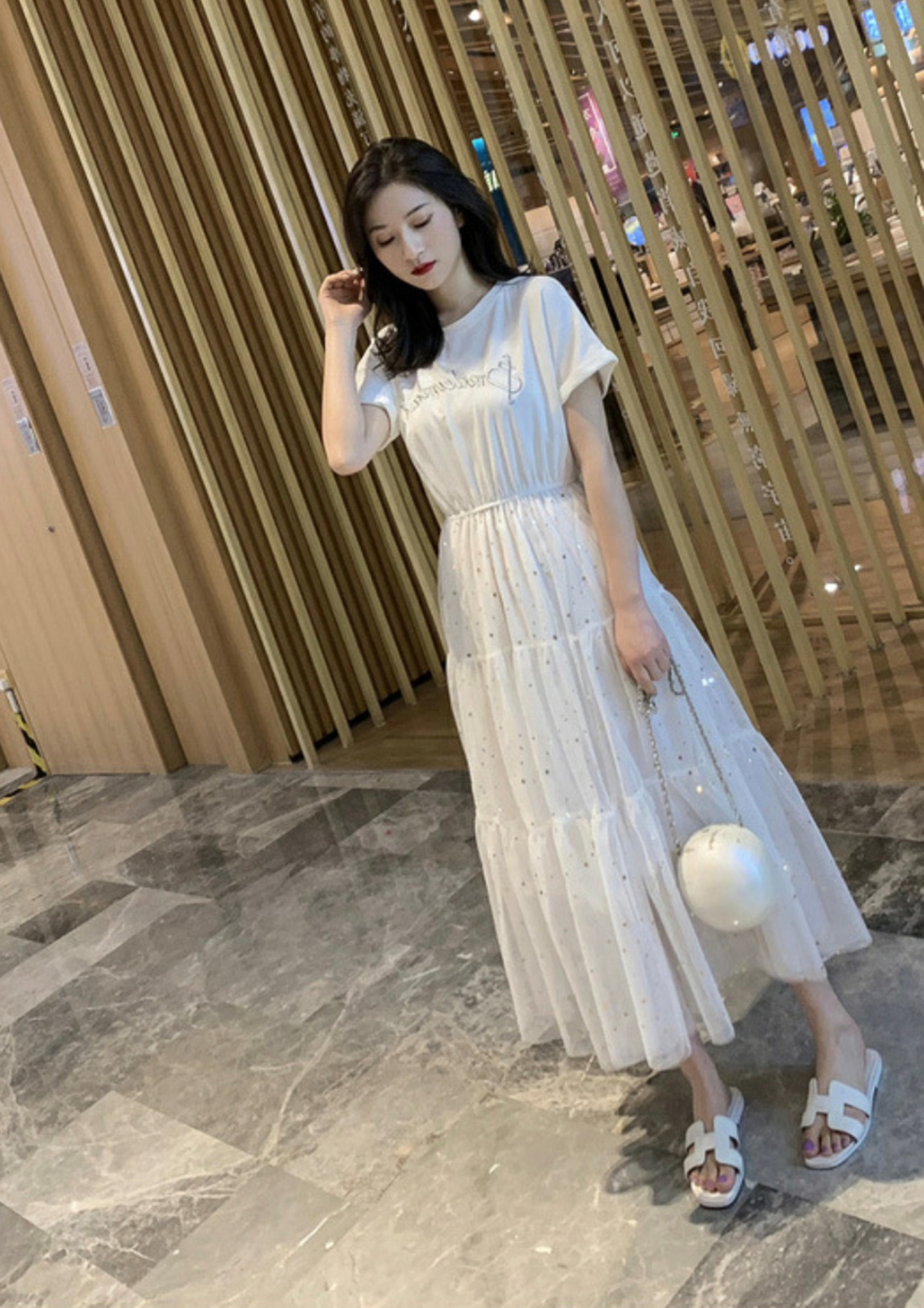 SDCM Elegant White Dress Women Square Neck Long Sleeve Dresses Vintage  Autumn Fairy Dress Korean Fashion Outfits White XL : Amazon.com.be: Fashion
