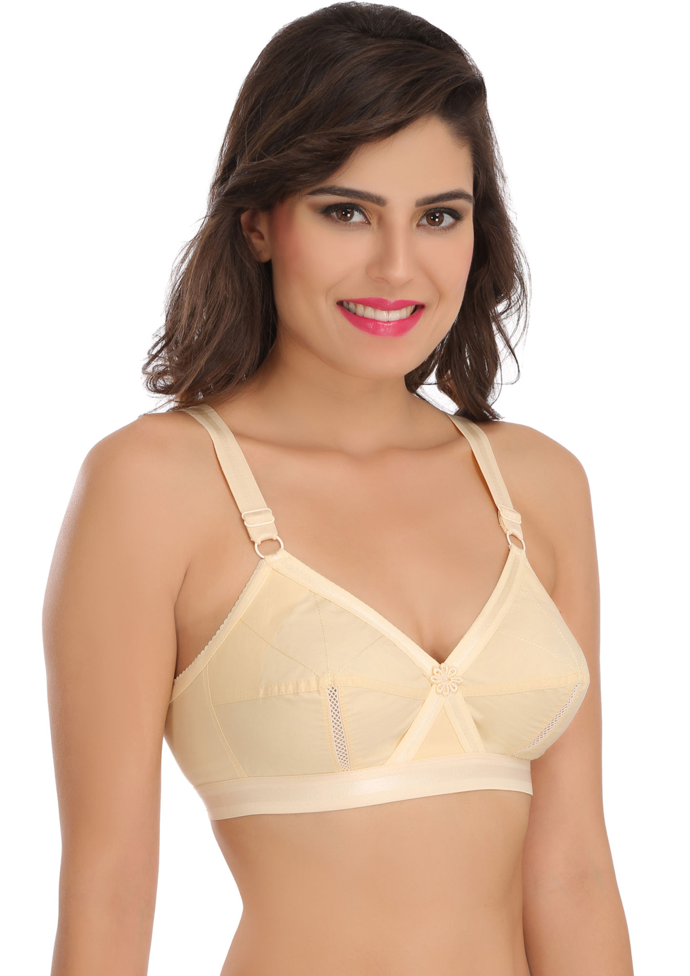 SONA Women's Perfecto Full Coverage Non-Padded Cotton Bra -( F )Cup –  Online Shopping site in India