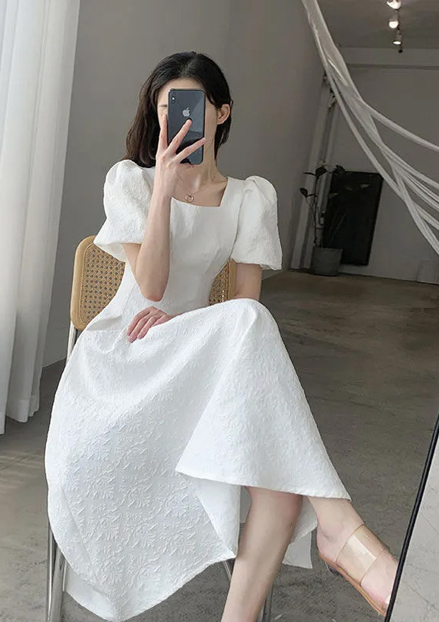 Buy Cream White Dress For Women online | Lazada.com.ph-hangkhonggiare.com.vn