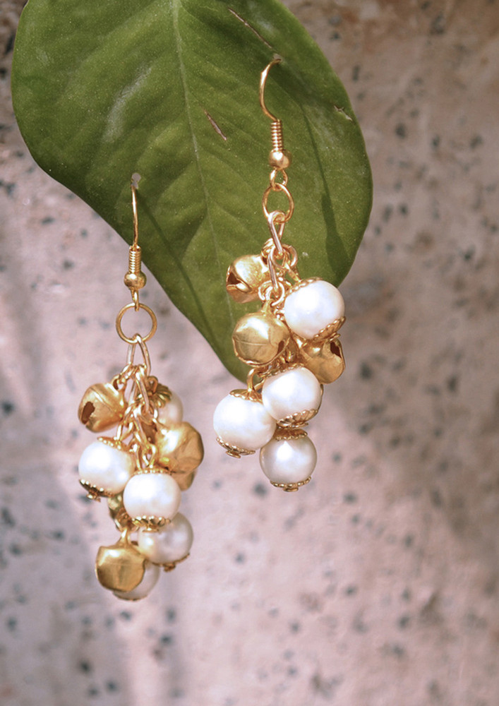 Pearl And Ghungroo Earrings