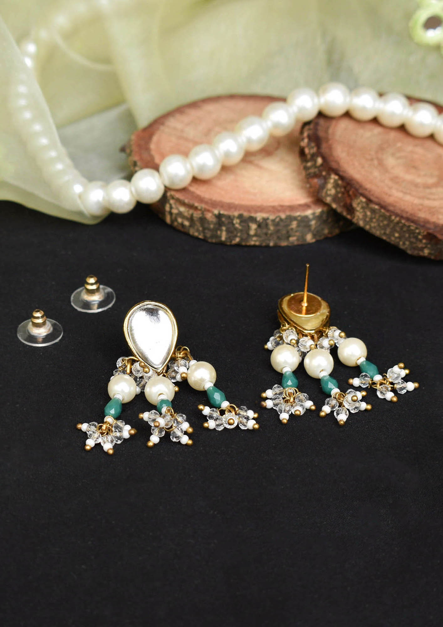 Pearl & Czech Glass Earrings – design-eye-gallery